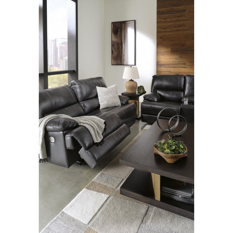  Signature Design by Ashley Mountainous U6580147 2 Seat Power Reclining Sofa Adjustable Headrest IMAGE 12