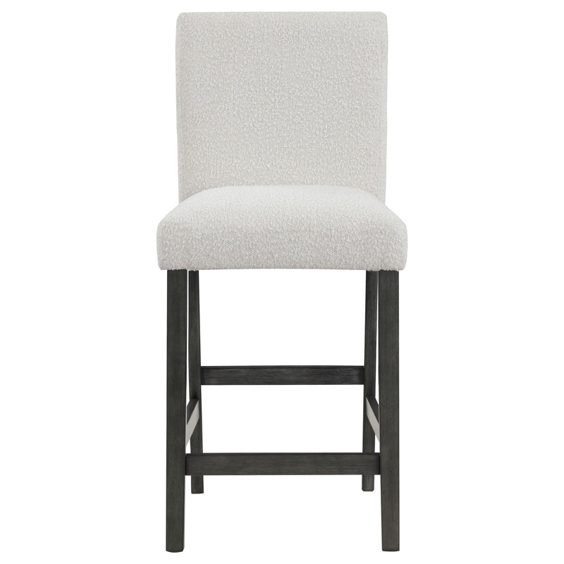 Coaster Furniture Alba 123119 Boucle Upholstered Counter Chair - White IMAGE 3