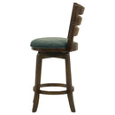Coaster Furniture Murphy 181378 Wood Counter Height Swivel Bar Chair - Hunter Green IMAGE 5
