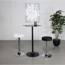  Coaster Furniture Keanu 182230 Curved 29-inch Cloud-Shaped Bistro Bar Table - Black IMAGE 2