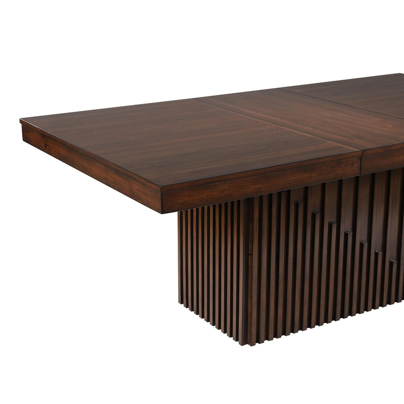 Coaster Furniture Briarwoord 182991 Rectangular Dining Table with 18? Removable Extension Leaf - Mango Oak IMAGE 8