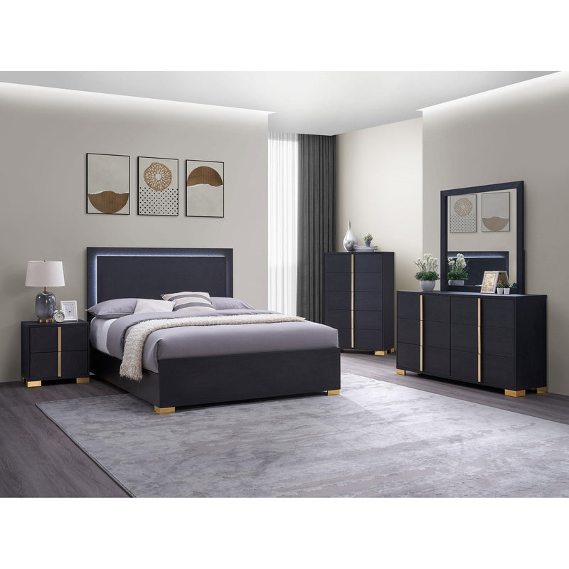 Coaster Furniture Marceline 222832 2-Drawer Nightstand - Black IMAGE 11