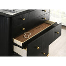  Coaster Furniture Arini 224335 5-Drawer Bedroom Chest - Black IMAGE 12