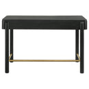  Coaster Furniture Arini 224337 2-Drawer Vanity Desk Makeup Table - Black IMAGE 8