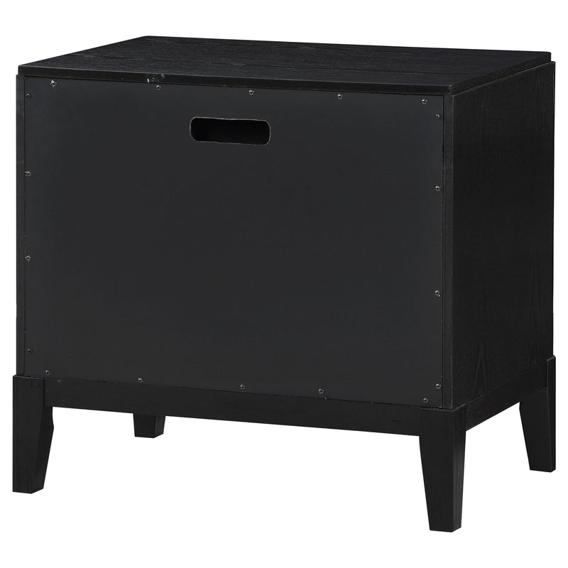 Coaster Furniture Brookmead 224712 2-Drawer Nightstand - Black IMAGE 8