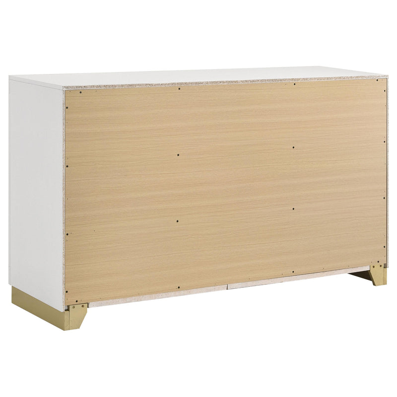 Coaster Furniture Caraway 224773 6-Drawer Bedroom Dresser - White IMAGE 6