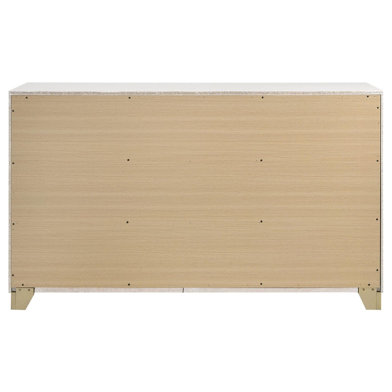 Coaster Furniture Caraway 224773 6-Drawer Bedroom Dresser - White IMAGE 7