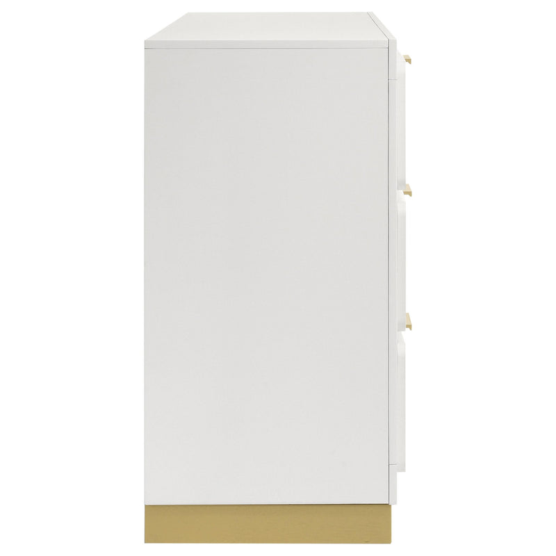 Coaster Furniture Caraway 224773 6-Drawer Bedroom Dresser - White IMAGE 9