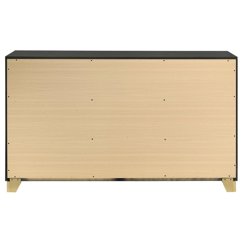 Coaster Furniture Caraway 224783 6-Drawer Bedroom Dresser - Black IMAGE 7