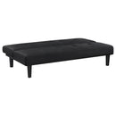  Coaster Furniture Stanford 360238 Upholstered Tufted Convertible Sofa Bed - Black IMAGE 4