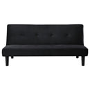 Coaster Furniture Stanford 360238 Upholstered Tufted Convertible Sofa Bed - Black IMAGE 5