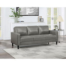  Coaster Furniture Ruth 508365 Upholstered Track Arm Sofa - Grey IMAGE 2