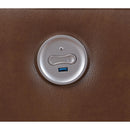  Coaster Furniture Greenfield 610265P Upholstered Power Reclining Loveseat - Saddle Brown IMAGE 12