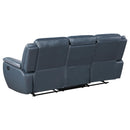 Coaster Furniture Sloane Reclining Leather Look Sofa 610271 IMAGE 5