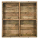  Coaster Furniture Stephie 704698 4-Drawer Square Glass Top Coffee Table - Honey Brown IMAGE 7