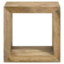  Coaster Furniture Benton 704837 Rectangular Solid Wood End Table - Natural IMAGE 3