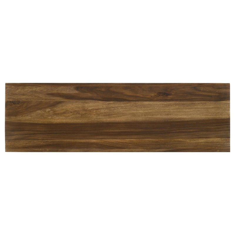 Coaster Furniture Odilia 708419 Rectangular Solid Wood Entryway Console Table - Auburn IMAGE 5