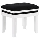Coaster Furniture Talei 930244 6-Drawer Vanity Set with Lighting - Black and White IMAGE 9