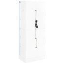  Coaster Furniture Cabra 950397 4-door LED Curio Display Cabinet - White High Gloss IMAGE 7