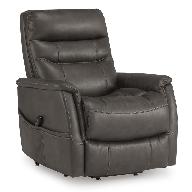 Signature Design by Ashley Strawbill 6390912 Power Lift Recliner IMAGE 1