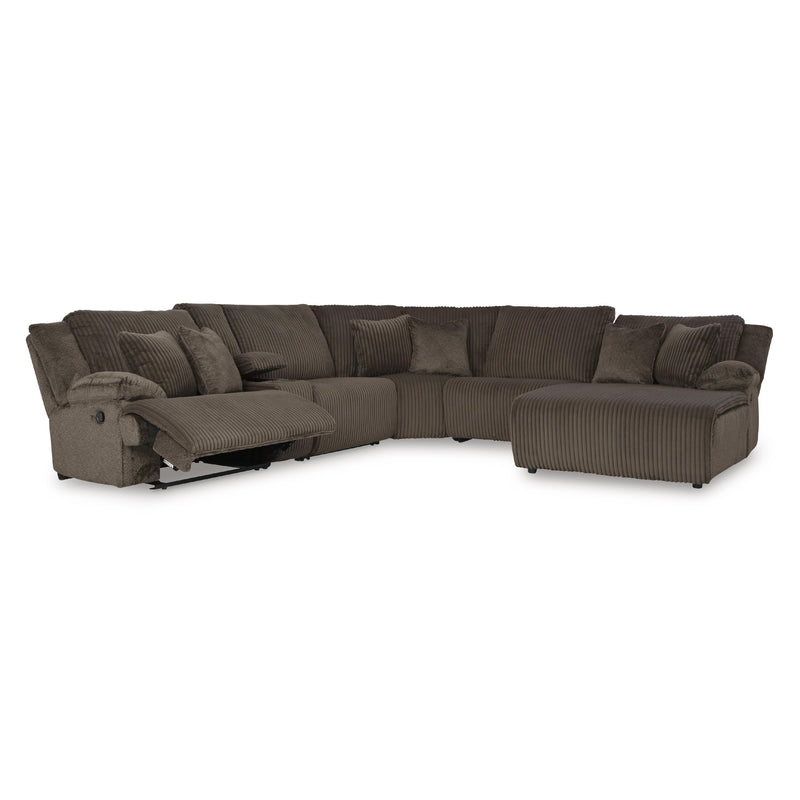  Signature Design by Ashley Top Tier 92705S1 6 pc Reclining Sectional with Chaise IMAGE 2