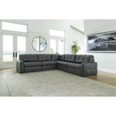  Signature Design by Ashley Brindley Pier 99503S3 5 pc Sectional IMAGE 2