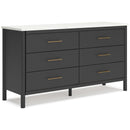 Signature Design by Ashley Cadmori B2616-231 Six Drawer Dresser IMAGE 1
