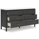 Signature Design by Ashley Cadmori B2616-231 Six Drawer Dresser IMAGE 2