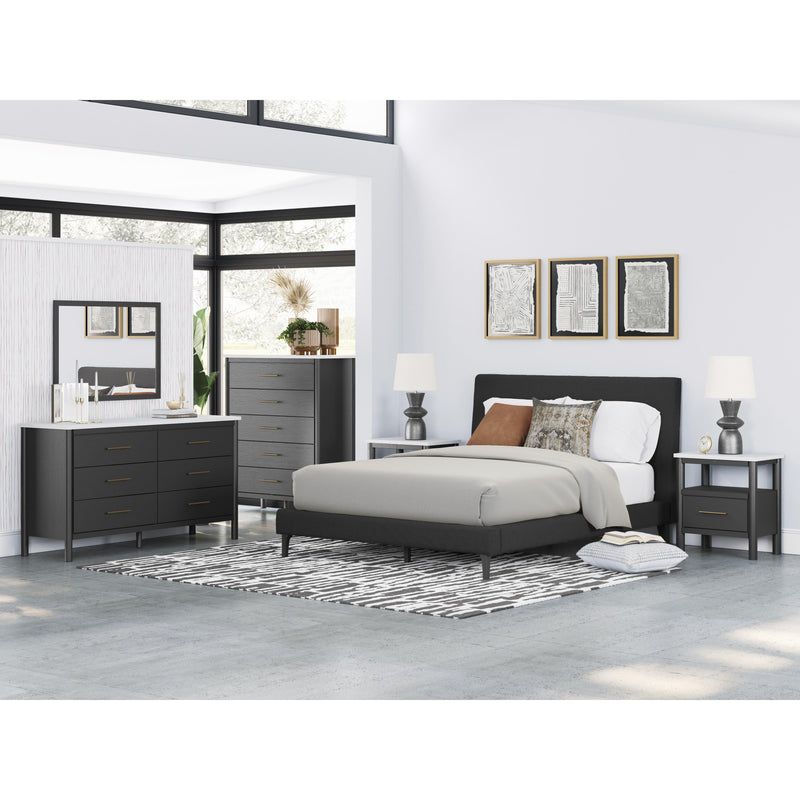 Signature Design by Ashley Cadmori B2616-81 Queen UPH Bed with Roll Slats IMAGE 10