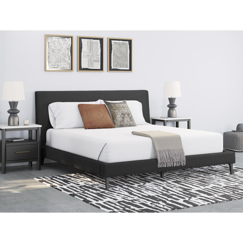 Signature Design by Ashley Cadmori B2616-82 King UPH Bed with Roll Slats IMAGE 6