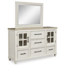  Benchcraft Shaybrock B683B1 Dresser and Mirror IMAGE 1