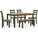 Signature Design by Ashley Gesthaven D401-325 Dining Room Table Set IMAGE 1