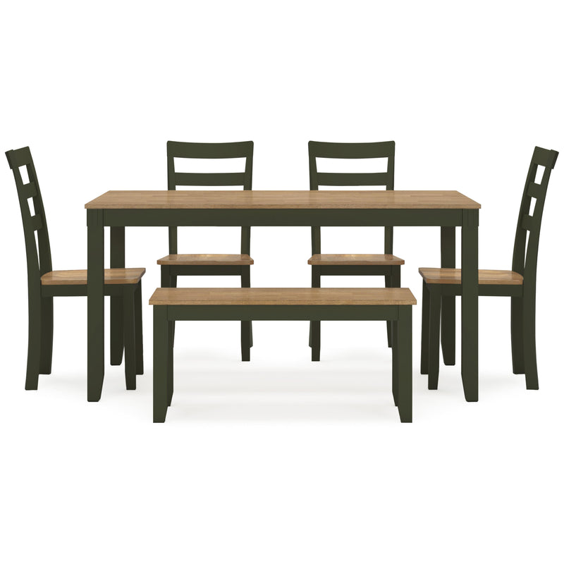 Signature Design by Ashley Gesthaven D401-325 Dining Room Table Set IMAGE 2
