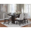 Signature Design by Ashley Burkhaus D984-124 Upholstered Swivel Barstool IMAGE 8