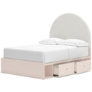 Signature Design by Ashley Wistenpine B1323B13 Full Upholstered Panel Bed with Storage IMAGE 2