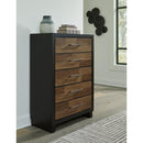  Benchcraft Kraeburn B496-46 Five Drawer Chest IMAGE 5