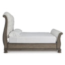 Signature Design by Ashley Ardenfield B944B4 King Upholstered Sleigh Bed IMAGE 3
