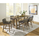  Signature Design by Ashley Cabalynn D974-13 Rectangular Dining Room Counter Table IMAGE 6