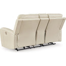  Signature Design by Ashley Dahlmoore U1320096 Double Reclining Power Loveseat with Console IMAGE 5