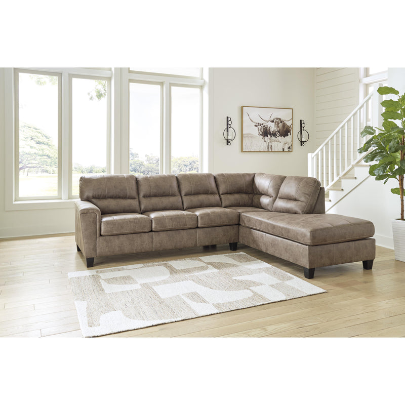  Signature Design by Ashley Navi 94004S2 2 pc Sectional Sofa Chaise IMAGE 3