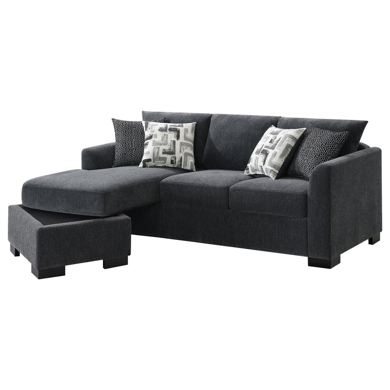 Coaster Furniture Storey Fabric Sleeper Sectional 504777 IMAGE 5