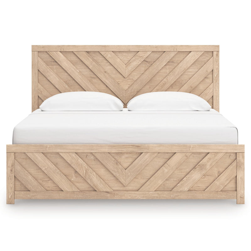 Signature Design by Ashley Sanginlane B3787B8 King Panel Bed IMAGE 2