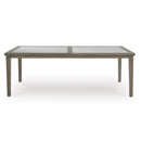 Signature Design by Ashley Rainier Ranch P701-625 Rectangular Dining Table with Umbrella Option IMAGE 2