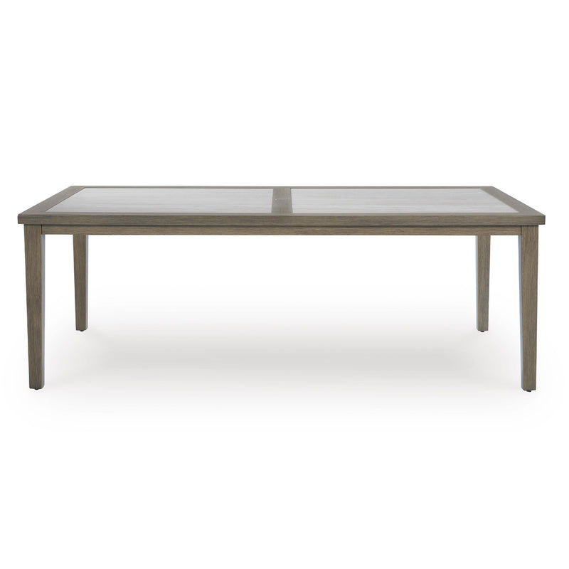  Signature Design by Ashley Rainier Ranch P701-625 Rectangular Dining Table with Umbrella Option IMAGE 2