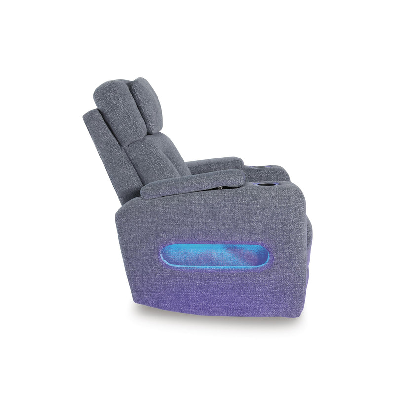  Signature Design by Ashley Studio Cave PC4980213 Power Recliner with Adjustable Headrest IMAGE 4