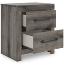  Signature Design by Ashley Graystorm PCB2405-92 Two Drawer Night Stand IMAGE 2