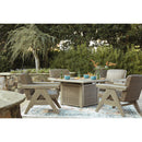  Signature Design by Ashley Cliff Trails PCP690-772 Square Fire Pit Table IMAGE 10