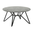  Coaster Furniture Hadi 73617 Occasional Table Set - Cement/Gunmetal IMAGE 3