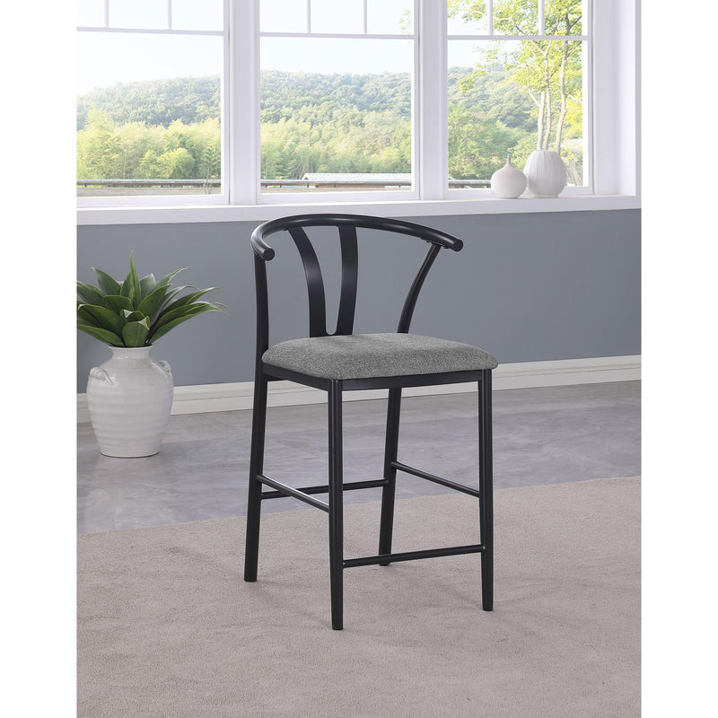 Coaster Furniture Dolman 105549 Counter Height Dining Side Chair - Grey IMAGE 2
