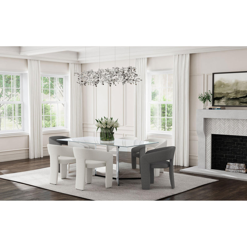 Coaster Furniture Eudora 108186 Boucle Upholstered Dining Side Chair - Cream IMAGE 12